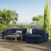 Commix 5-Piece Outdoor Patio Sectional Sofa Modway Model: eei-5583